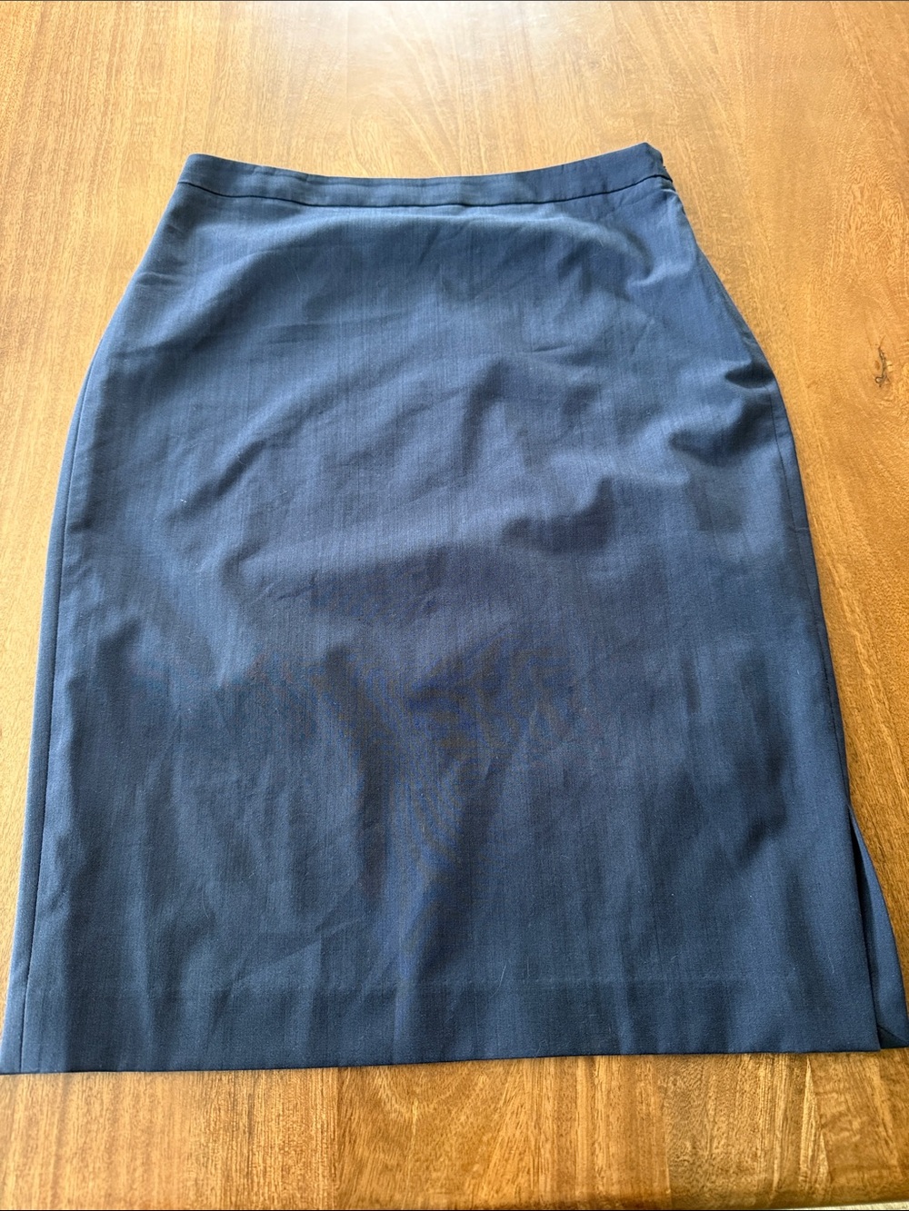 Banana Republic wool blend Classic Navy Pencil Skirt - Women's Tailored Workwear